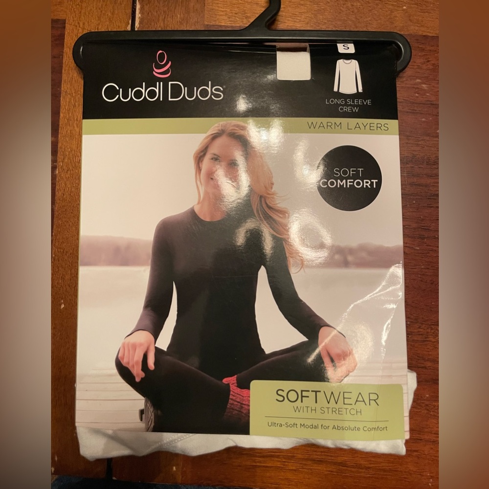 Cuddl Duds® Softwear with Stretch Long Sleeve Crew Top